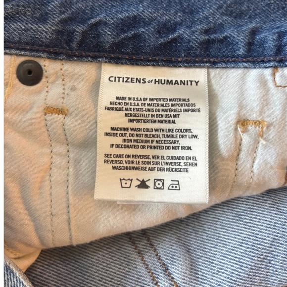 Citizens of Humanity Charlotte High-Rise Straight Premium Vintage Jeans (Size 25 - Picture 9 of 10